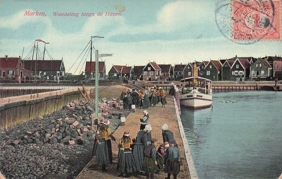 Marken Wandeling Langs De Haven