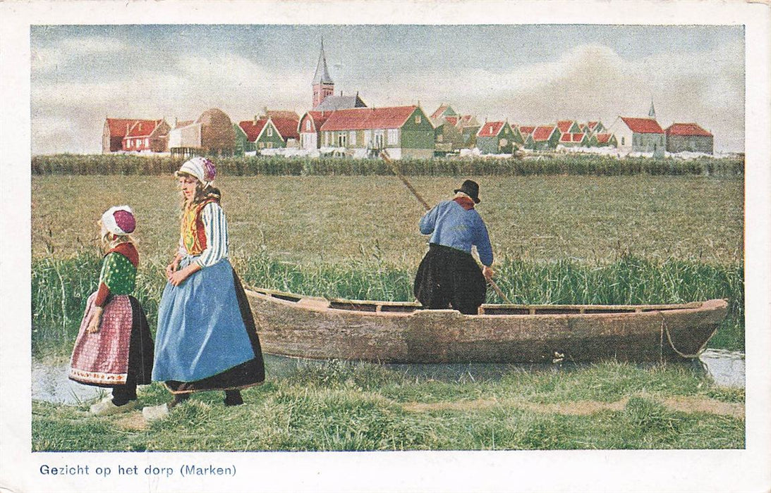 Gezicht Op Het Dorp (Marken)