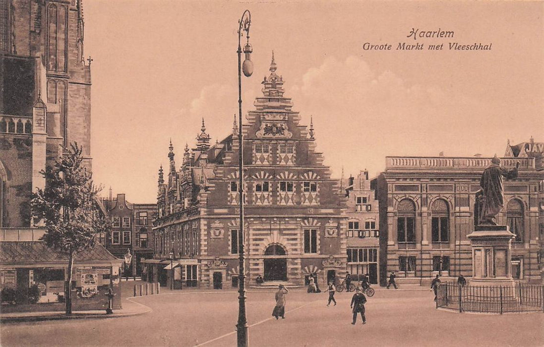 Haarlem Groote Markt Met Vleeschhal