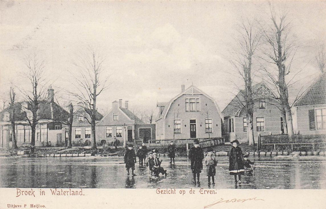 Broek In Waterland Gezicht Op De Erven.