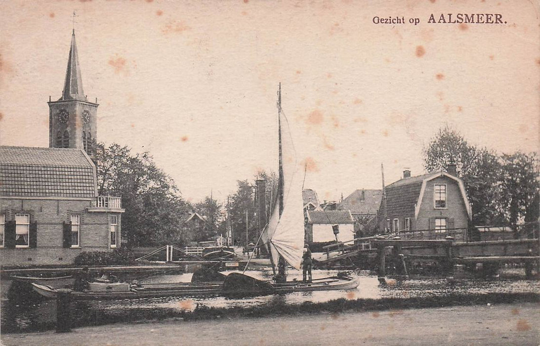 Gezicht Op Aalsmeer