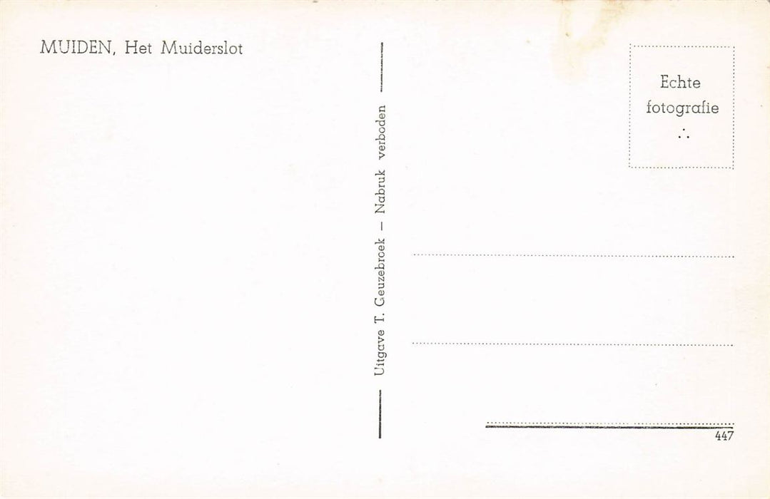 Muiden Het Muiderslot