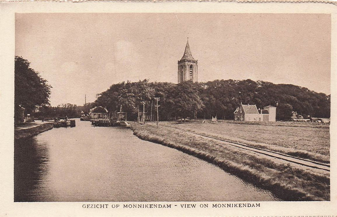 Gezicht Op Monnikendam