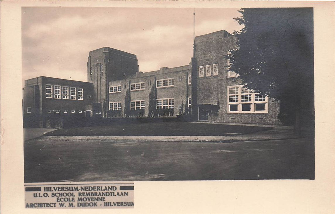 Hilversum-Nederland U.L O School Rembrandtlaan Dudok