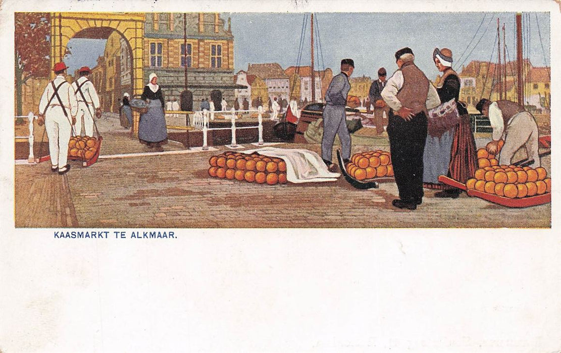 Kaasmarkt Te Alkmaar.