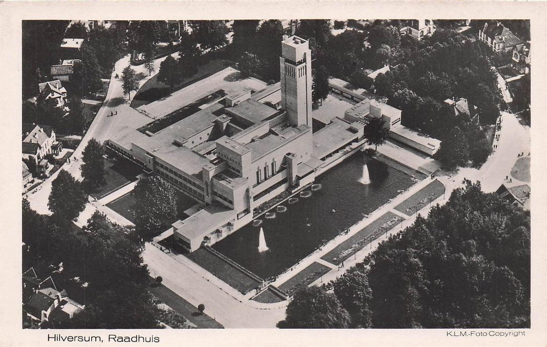 Hilversum Raadhuis K.Lm.-Foto