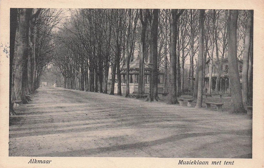 Alkmaar Muzieklaan Met Tent