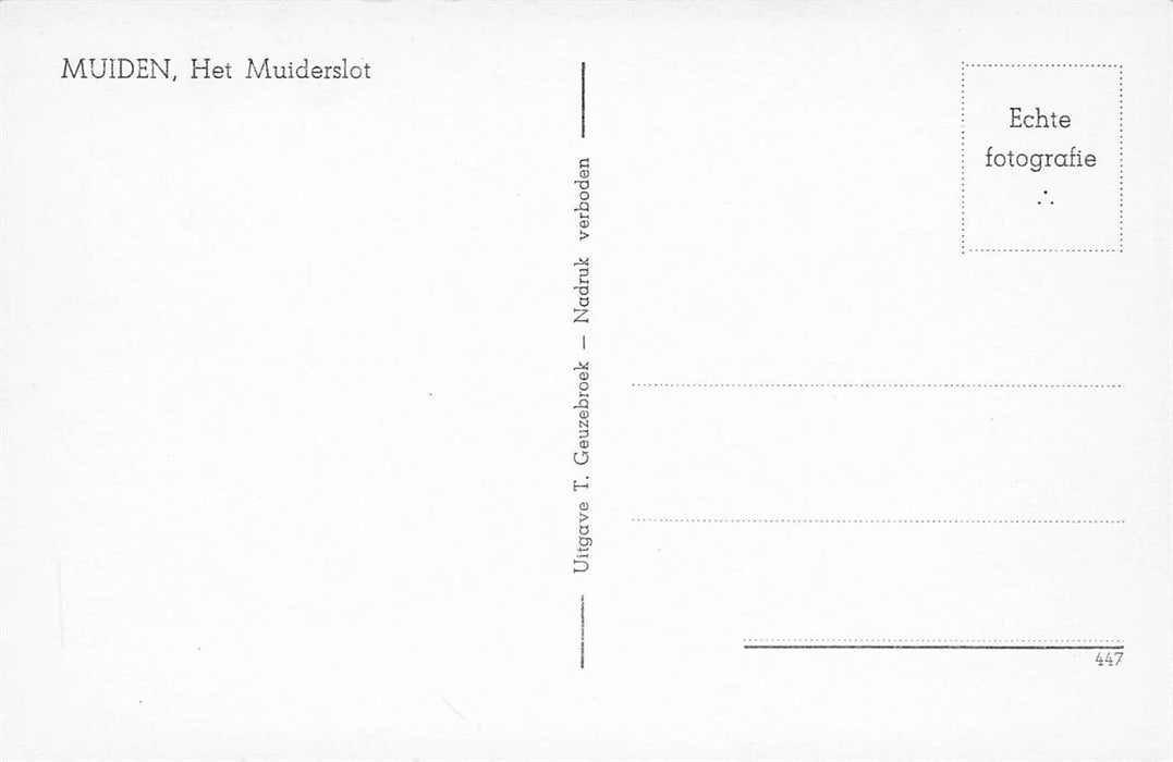 Muiden Het Muiderslot