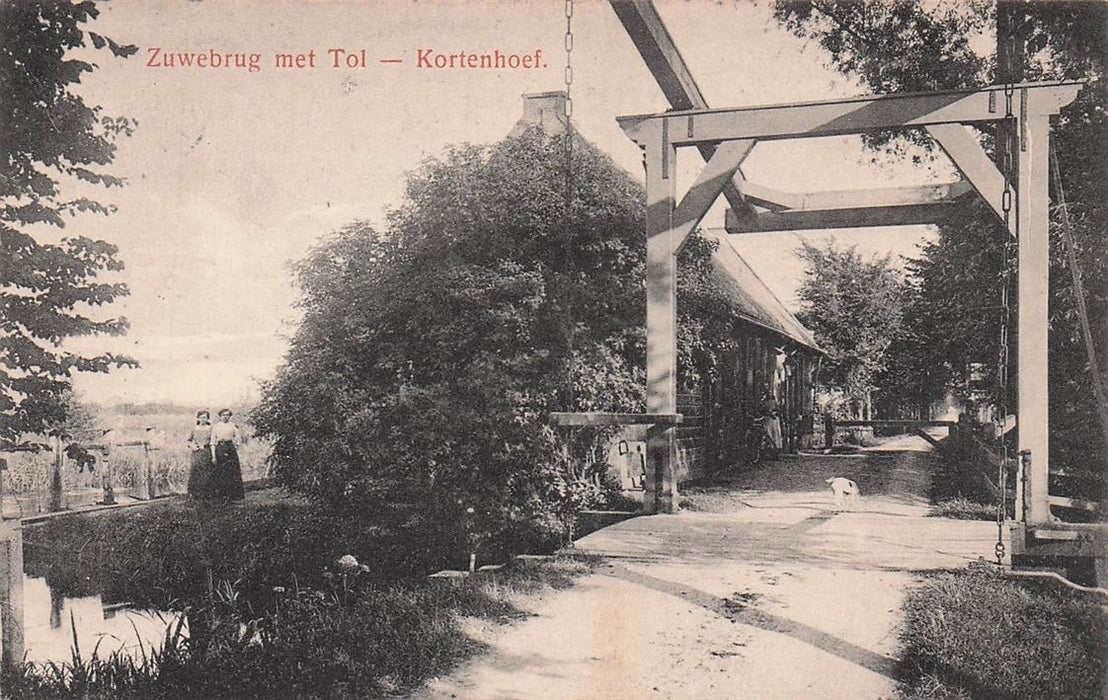 Zuwebrug Met Tol Kortenhoef