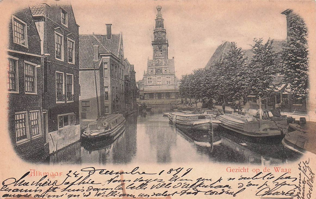 Alkmaar Gezicht Op De Waag