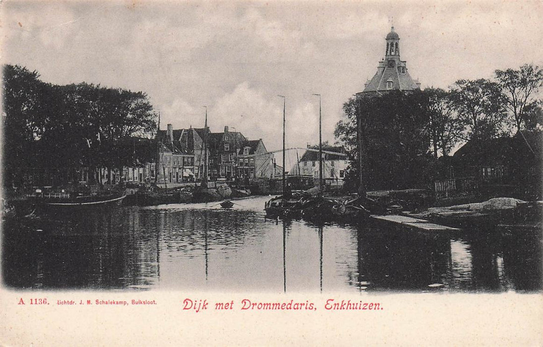 Enkhuizen Dijk Met Drommedaris