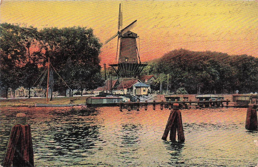 Haarlem Molen Aan Het Spaarne