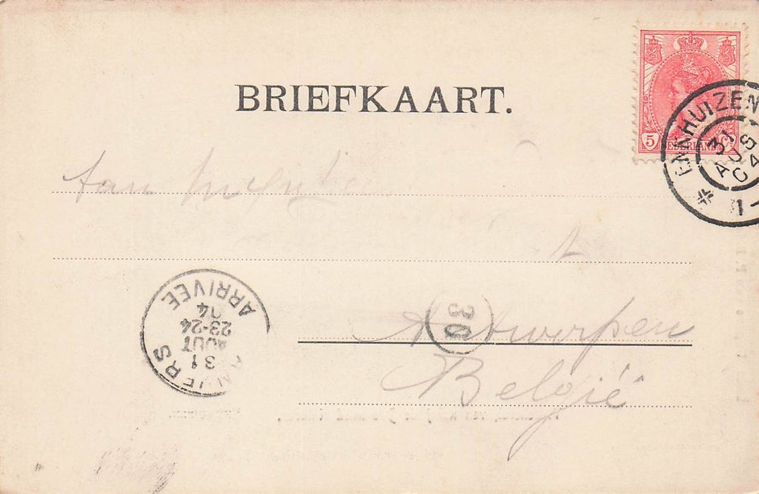Enkhuizen Vissershaven Nabij De Drommedaristoren
