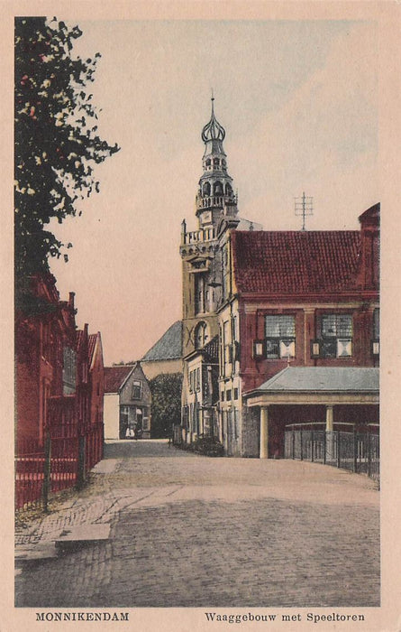 Monnikendam Waaggebouw Met Speeltoren