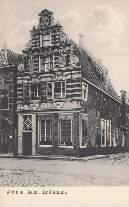 Antieke Gevel Enkhuizen.