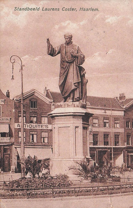Standbeeld Laurens Coster Haarlem