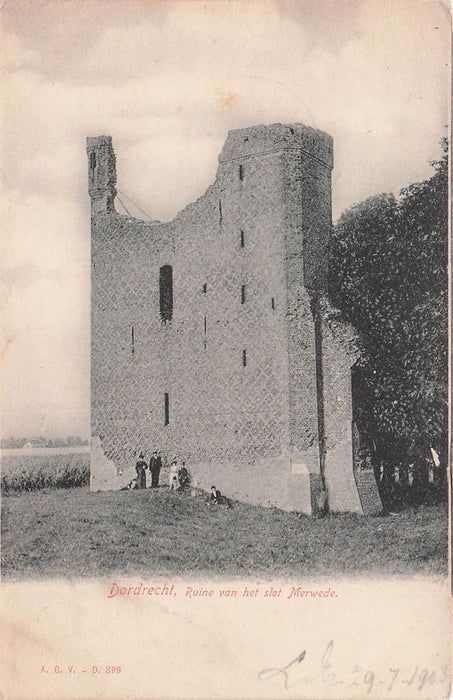 Dordrecht Ruine Van Het Slot Merwede