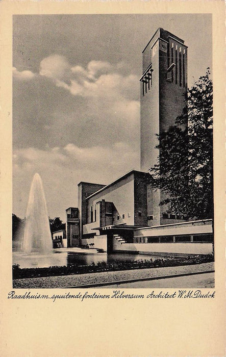 Raadhuis M Spuitende Fonteinen Hilversum