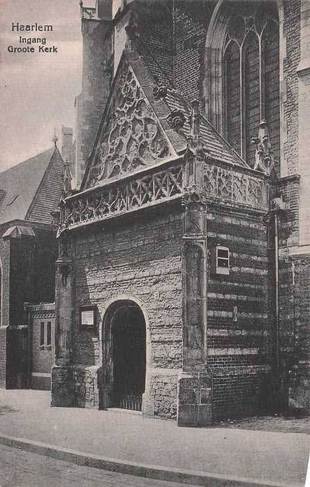 Haarlem Ingang Groote Kerk