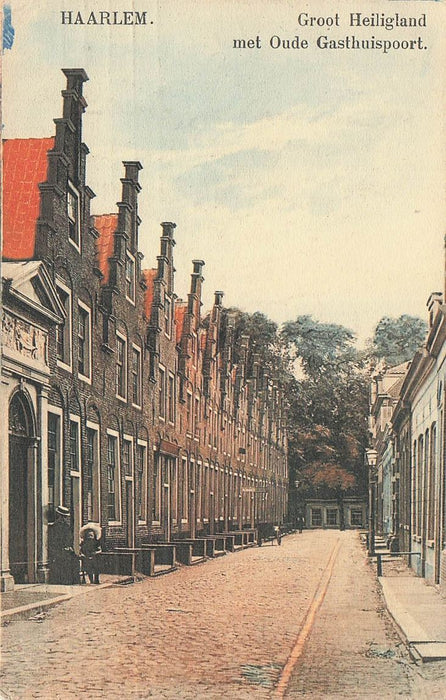 Haarlem Groot Heiligland Met Oude Gasthuispoort