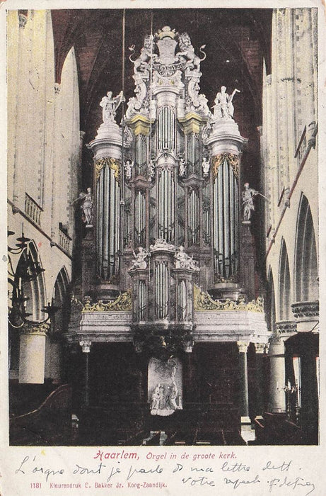 Haarlem Orgel In De Groote Kerk
