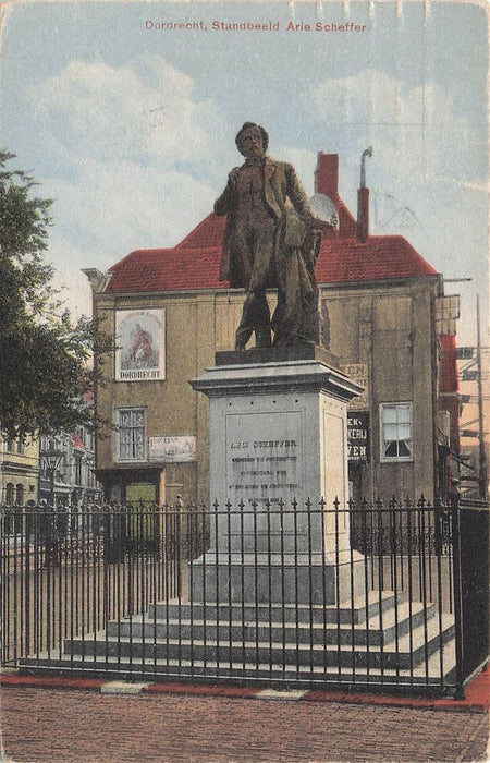 Dordrecht Standbeeld Arie Scheffer