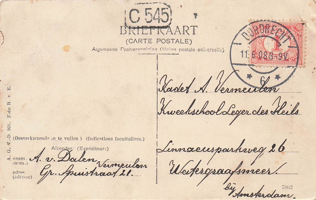 Dordrecht Post En Telegraafkantoor Bagijnhof
