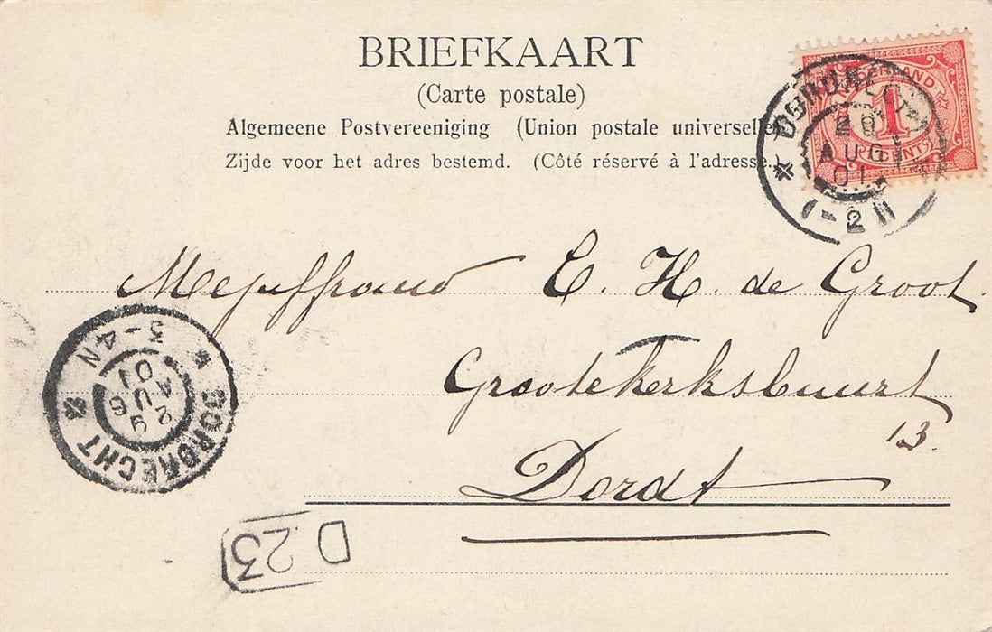 Dordrecht Vischbrug Voor 1901