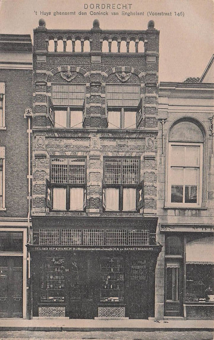 Dordrecht 'T Huys Ghenaemt Den Coninck Van Enghelant (Voorstraat 145)