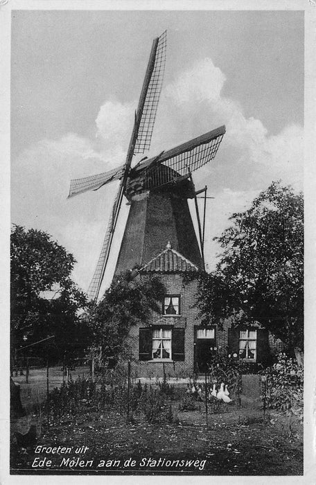 Groeten Uit -Ede Molen Aan De Stationsweg