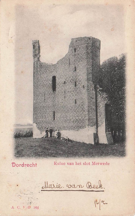 Dordrecht Ruine Van Het Slot Merwede