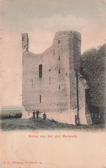 Ruine Van Het Slot Merwede Dordrecht