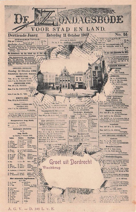 Dordrecht De Zondagsbode Voor Stad En Land.