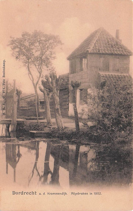 Dordrecht Krommendijk Afgebroken In 1902