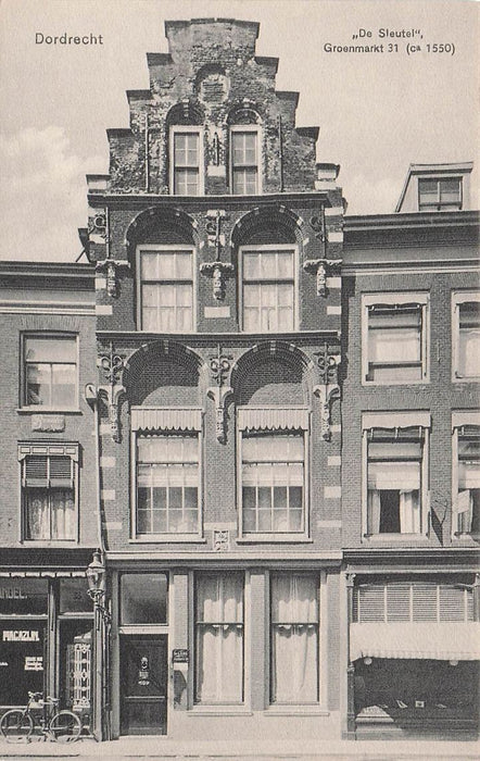 Dordrecht De Sleutel Groenmarkt 31 (Ca 1550)