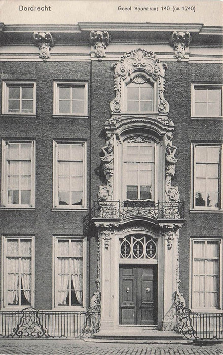 Dordrecht Gevel Voorstraat 140 (Ca 1740)