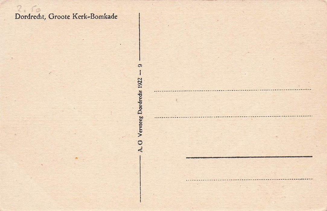 Dordrecht Groote Kerk-Bomkade