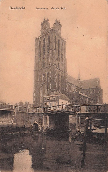 Dordrecht Leuvebrug Groote Kerk