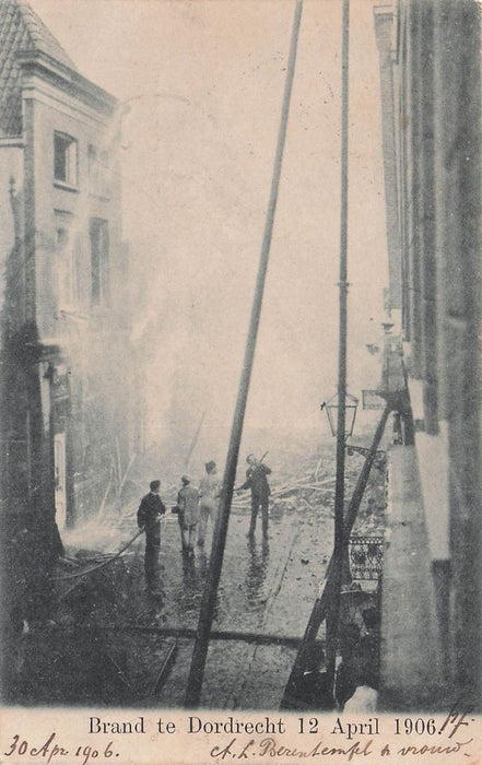 Brand Te Dordrecht 12 April 1906