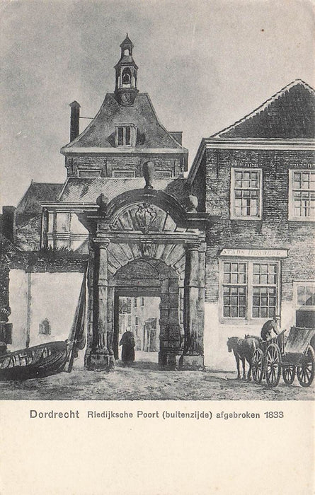 Dordrecht Riedijksche Poort (Buitenzijde)