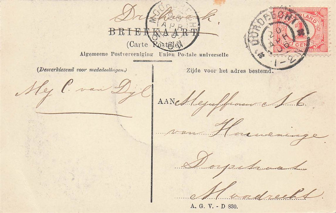 Brand Te Dordrecht 12 April 1906