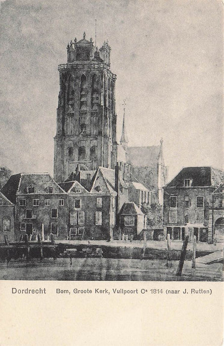 Dordrecht Bom Groote Kerk Vuilpoort