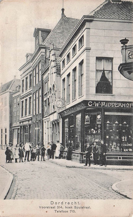 Dordrecht Voorstraat 314 Hoek Spuistraat