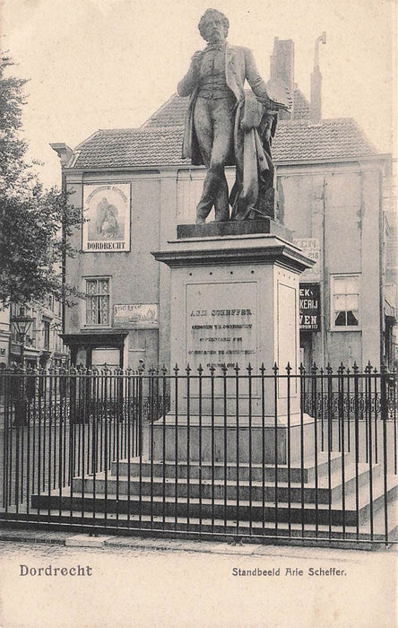 Dordrecht Standbeeld Arie Scheffer