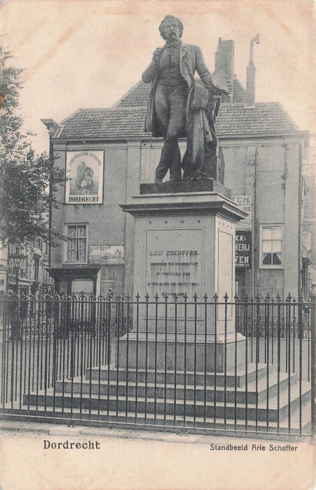Dordrecht Standbeeld Arie Scheffer