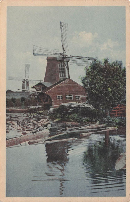 Dordrecht Houtzaagmolens Aan Den Noordendijk