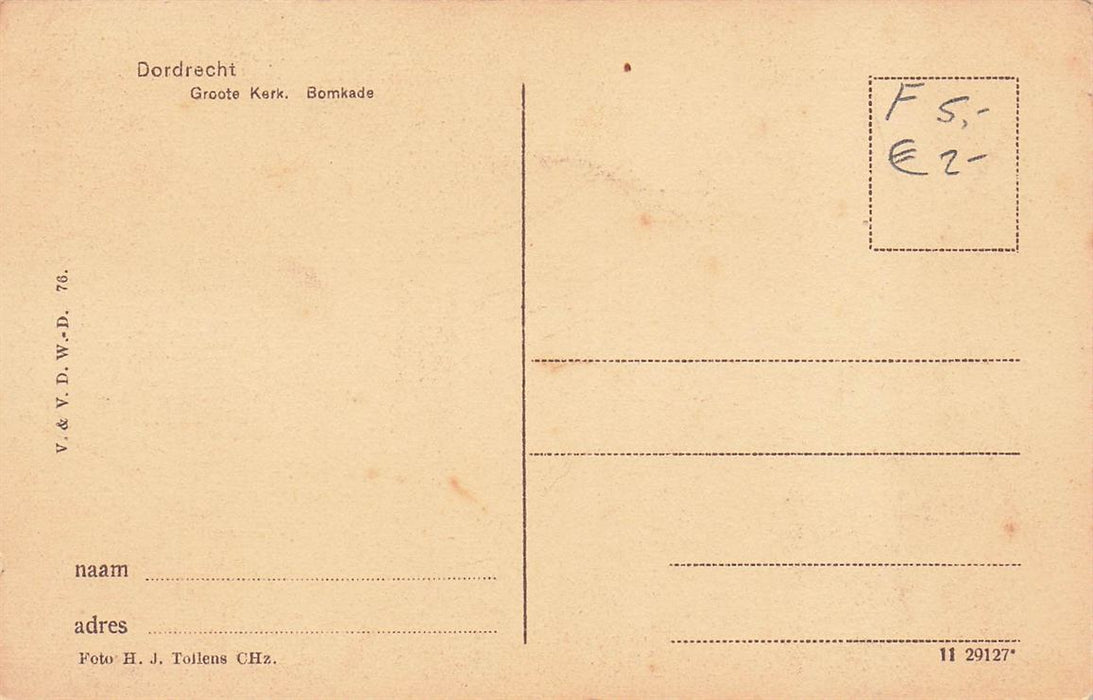 Dordrecht Groote Kerk Bomkade
