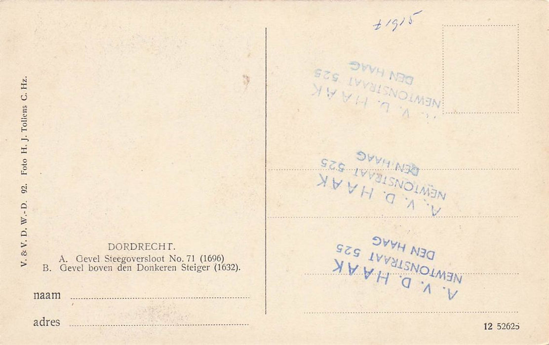 Dordrecht Gevel Steegoversloot