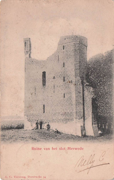 Ruine Van Het Slot Merwede Dordrecht