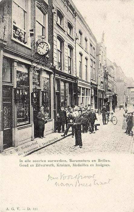 C W Ridderhof Gr Spuistraat 4 Dordrecht